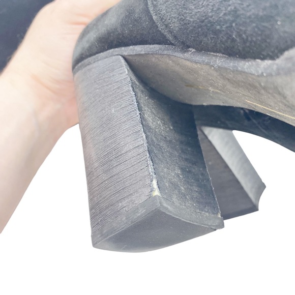 DOLCE VITA WOMEN’S SOLEI BOOT Black Western Knee High Heeled Boots Size 9 - Picture 12 of 15